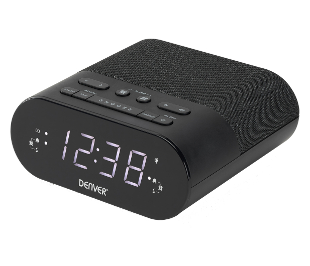 Denver Radiobudzik Denver CRQ-107 z ładowarką indukcyjną - 1535092 - zdjęcie 2